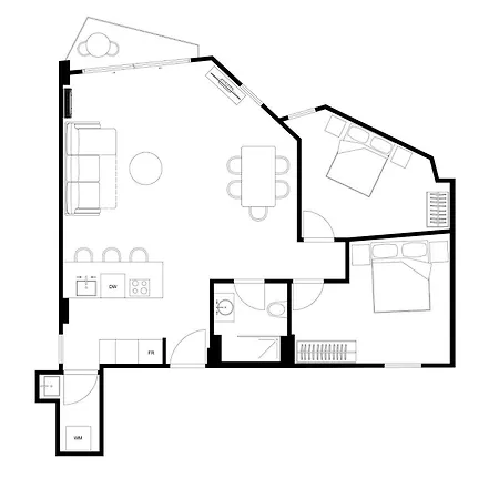 Appartamento 51sam1021 - Modern Near Montjuic Barcellona
